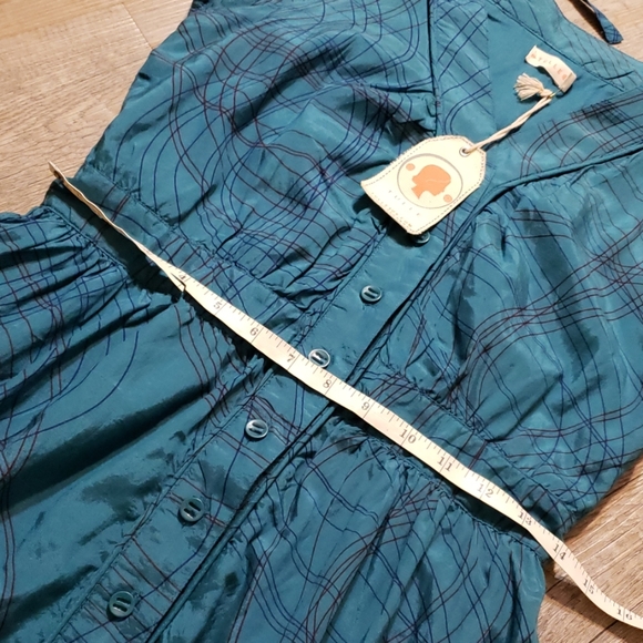 Tulle (Anthropologie) Teal Dress - Picture 3 of 7